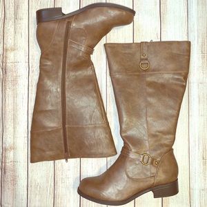 Wide Calf Knee Boots